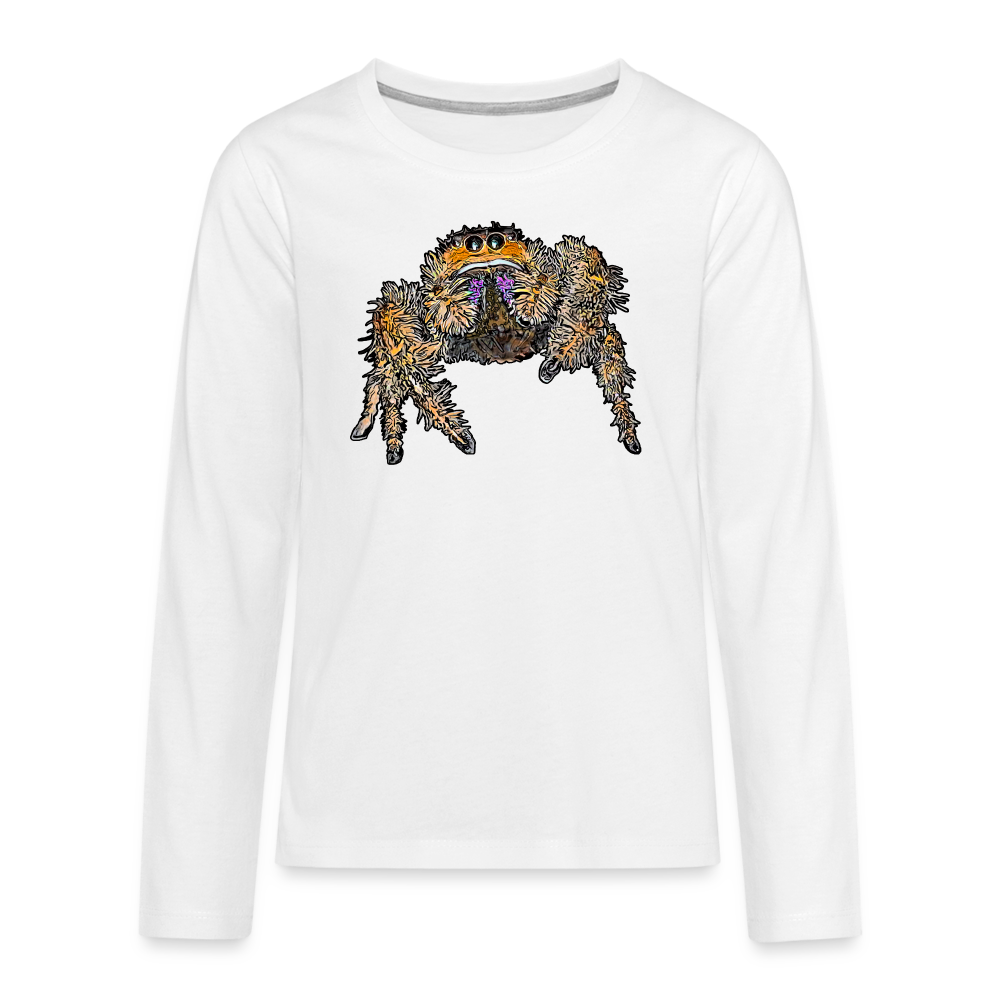 Teenager Longsleeve Phidippus regius Everglades female - weiß