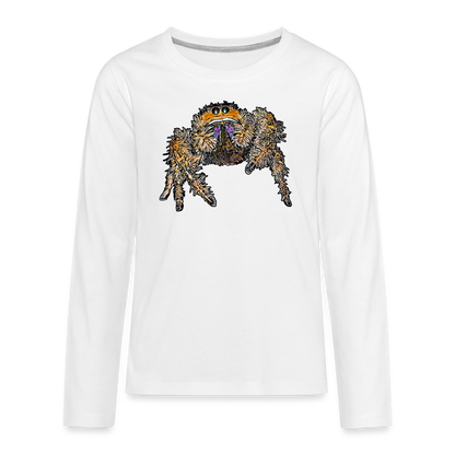 Teenager Longsleeve Phidippus regius Everglades female - weiß