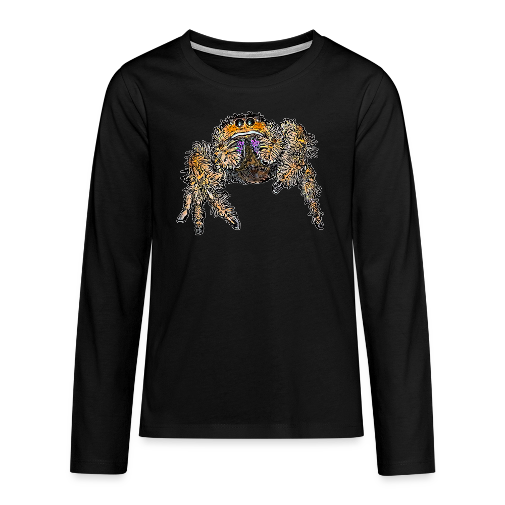 Teenager Longsleeve Phidippus regius Everglades female - Schwarz