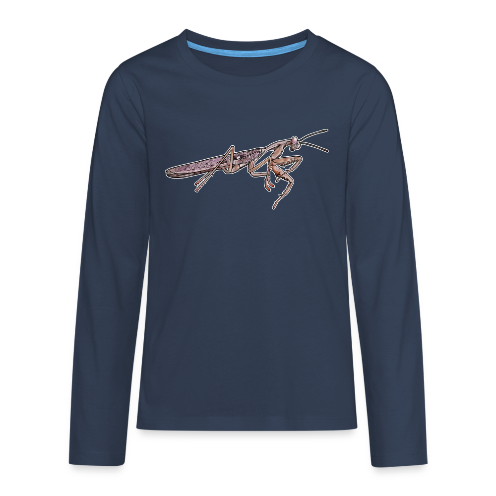 Teenager Longsleeve Rhombodera kirbyi male - Navy