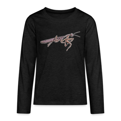 Teenager Longsleeve Rhombodera kirbyi male - Anthrazit