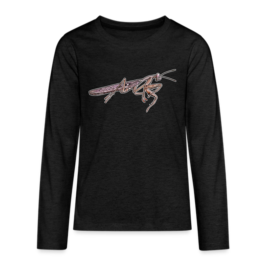 Teenager Longsleeve Rhombodera kirbyi male - Anthrazit