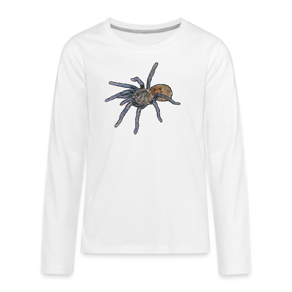 Teenager Longsleeve Chromatopelma cyaneopubescens - weiß