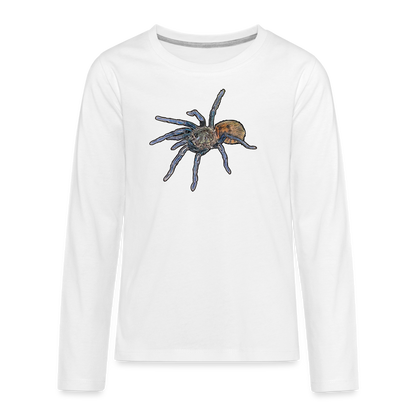Teenager Longsleeve Chromatopelma cyaneopubescens - weiß
