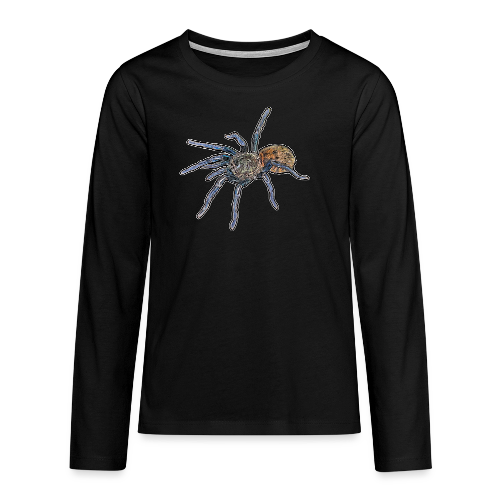 Teenager Longsleeve Chromatopelma cyaneopubescens - Schwarz