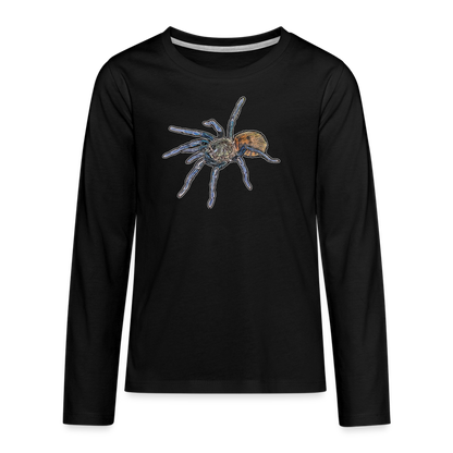 Teenager Longsleeve Chromatopelma cyaneopubescens - Schwarz