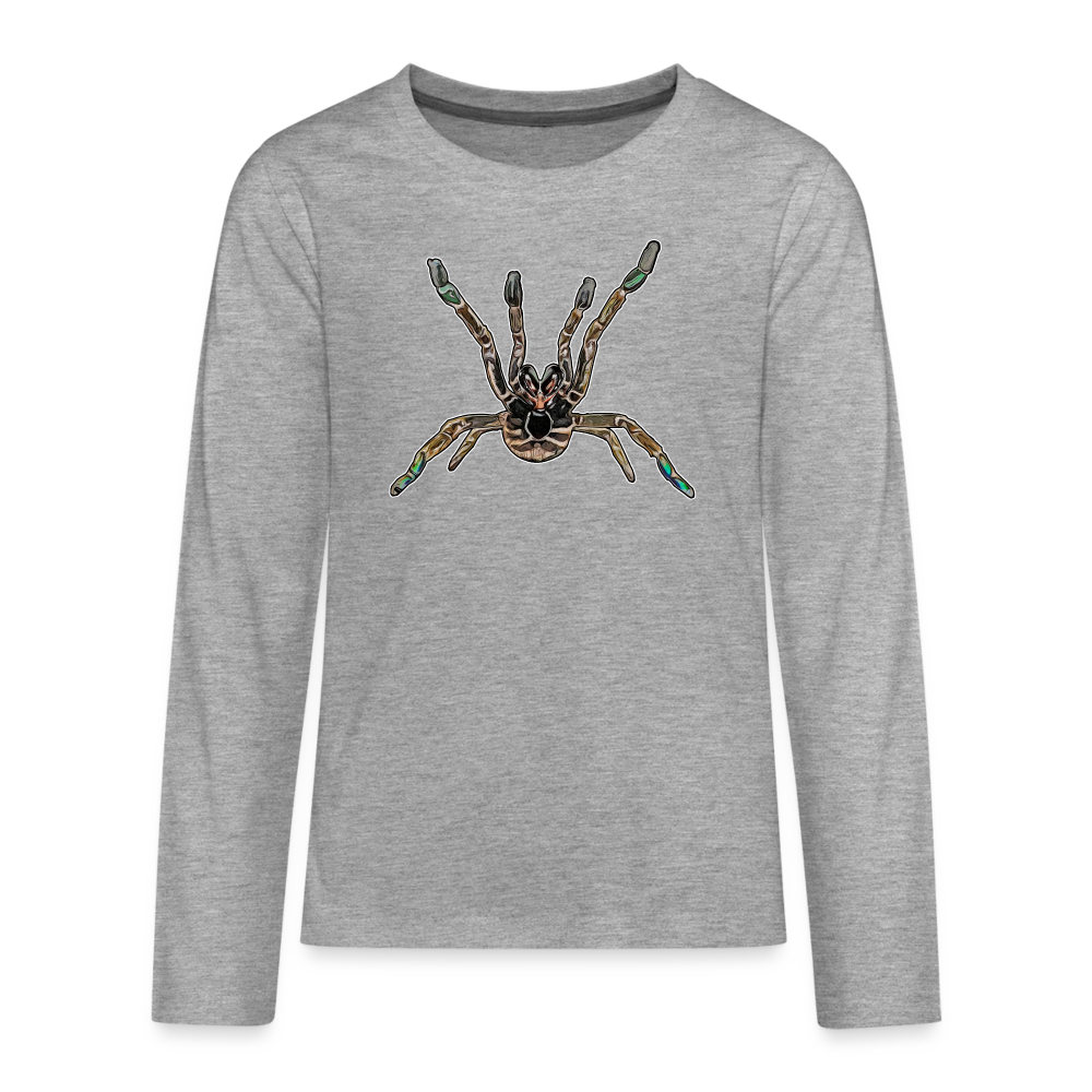 Teenager Longsleeve Pterinochilus murinus tcf - Grau meliert