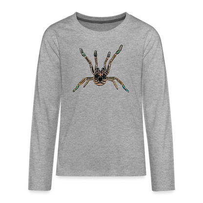 Teenager Longsleeve Pterinochilus murinus tcf - Grau meliert