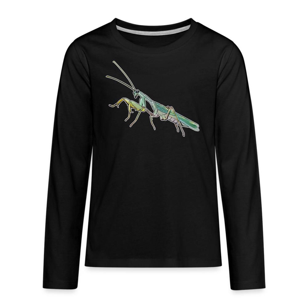 Teenager Longsleeve Sphodromantis lineola male - Schwarz