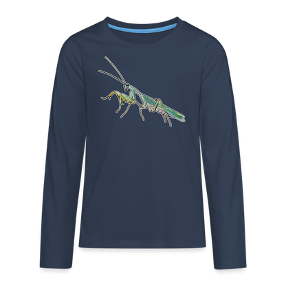 Teenager Longsleeve Sphodromantis lineola male - Navy