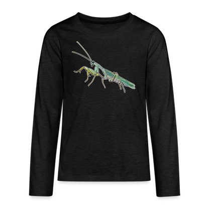Teenager Longsleeve Sphodromantis lineola male - Anthrazit