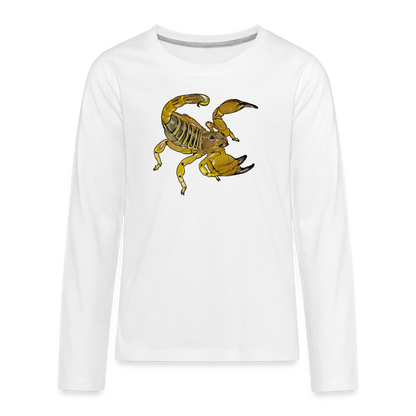 Teenager Scorpio maurus palmatus - weiß