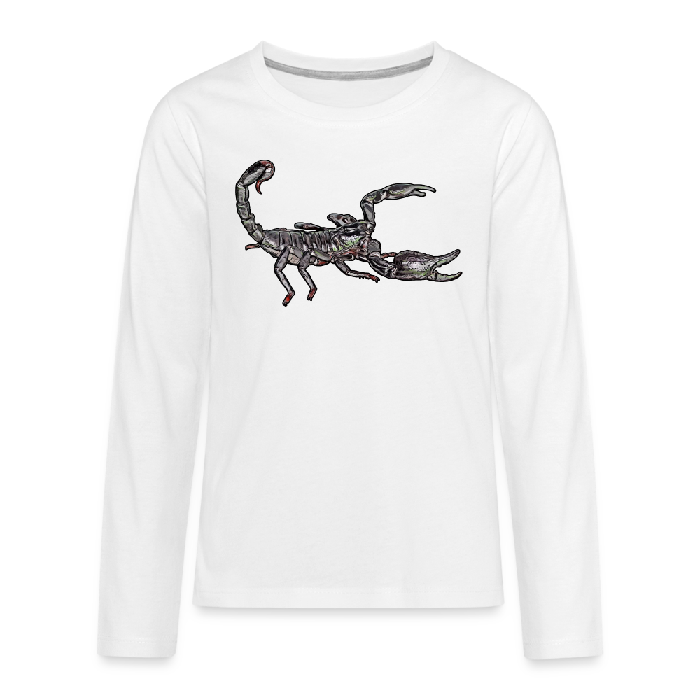 Teenager Longsleeve Heterometrus silenus - weiß