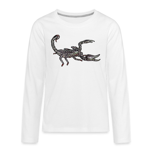 Teenager Longsleeve Heterometrus silenus - weiß
