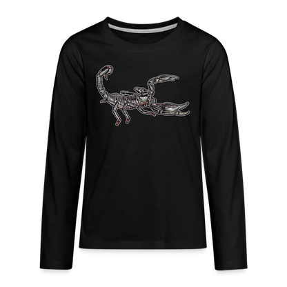 Teenager Longsleeve Heterometrus silenus - Schwarz