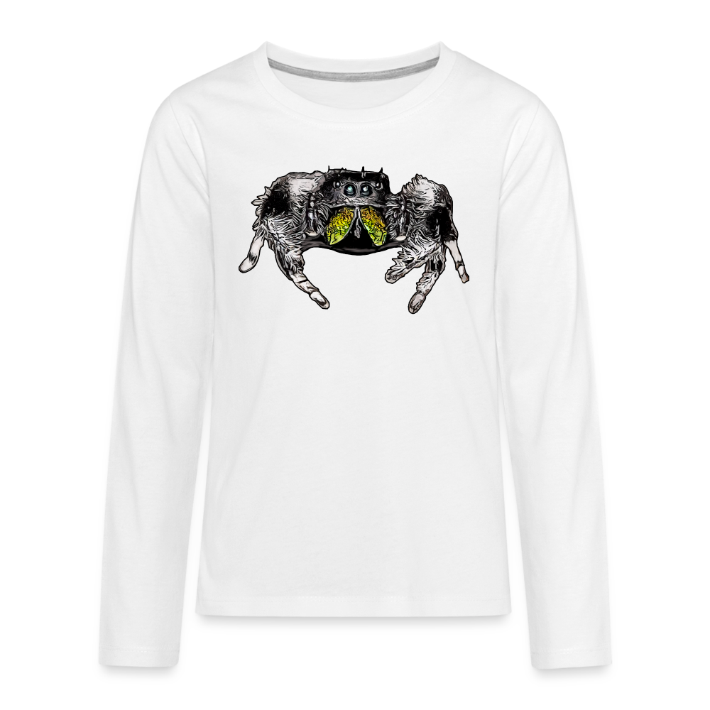 Teenager Longsleeve Phidippus regius Rastafari male - weiß