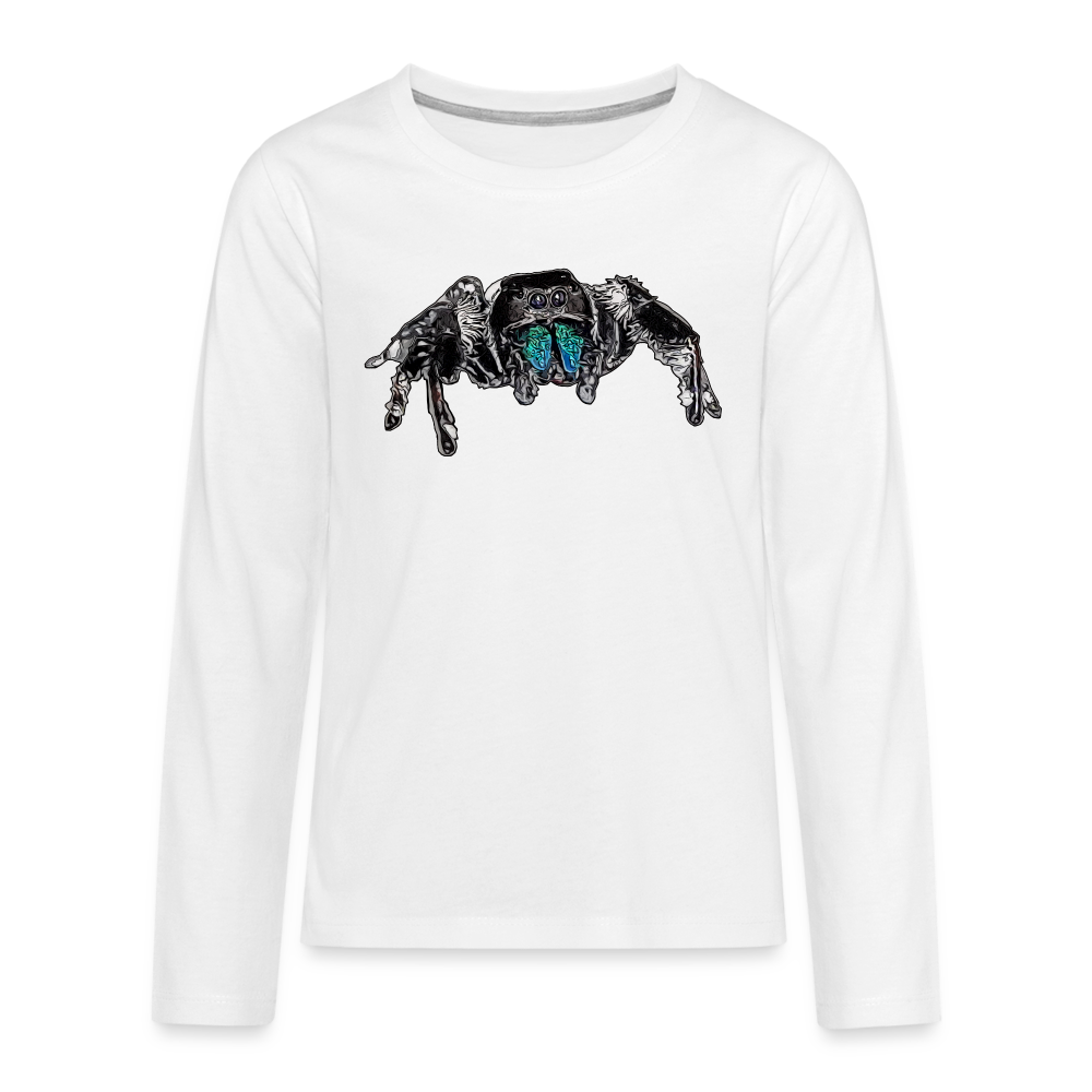 Teenager Longsleeve Phidippus regius Everglades male - weiß