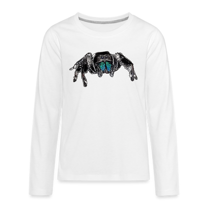 Teenager Longsleeve Phidippus regius Everglades male - weiß