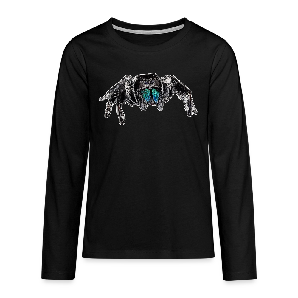 Teenager Longsleeve Phidippus regius Everglades male - Schwarz