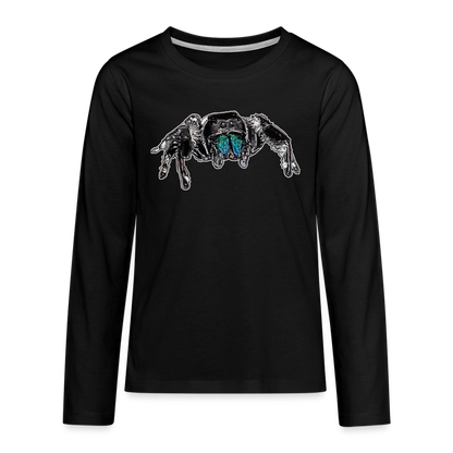 Teenager Longsleeve Phidippus regius Everglades male - Schwarz