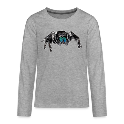 Teenager Longsleeve Phidippus regius Everglades male - Grau meliert