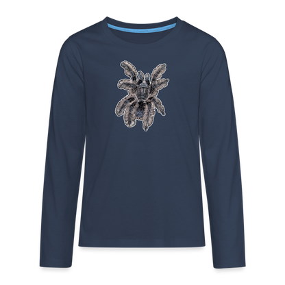 Teenager Longsleeve Tliltocatl albopilosus - Navy