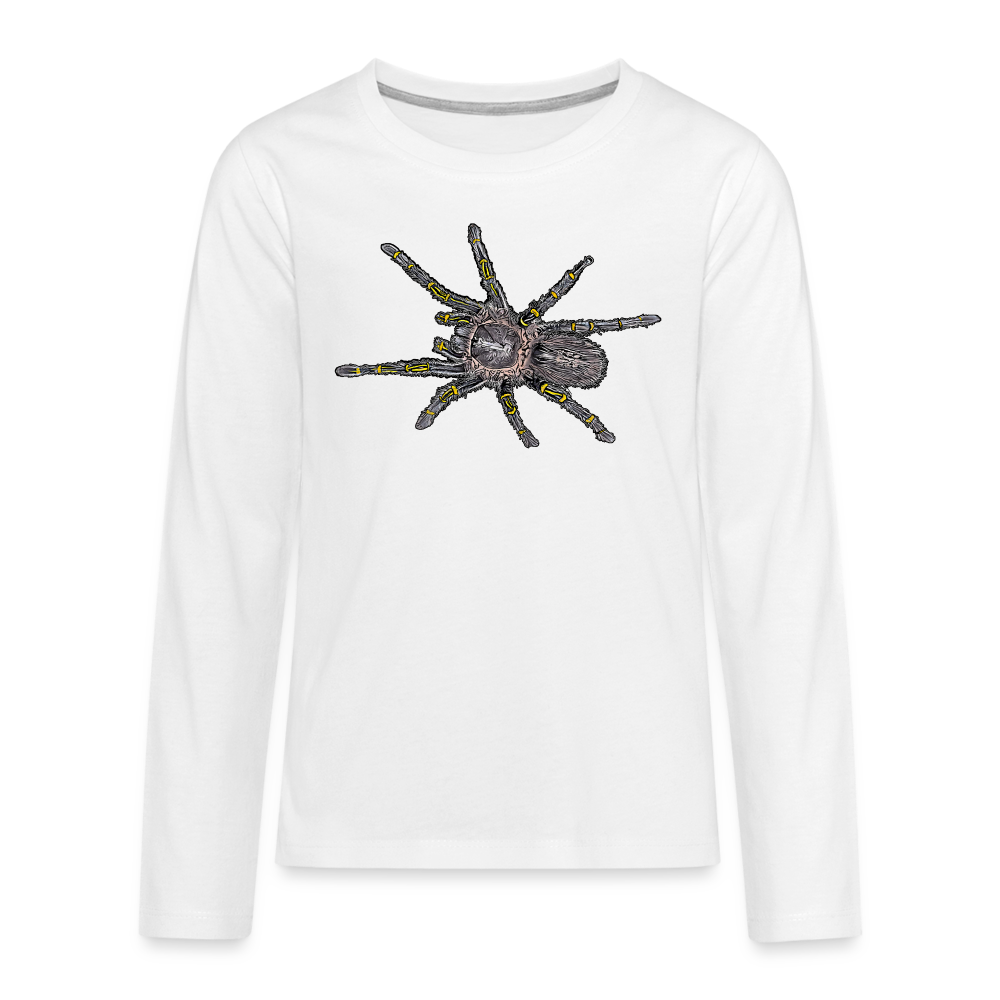 Teenager Longsleeve Grammostola pulchripes - weiß
