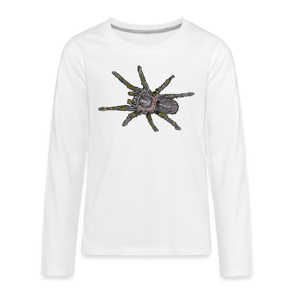 Teenager Longsleeve Grammostola pulchripes - weiß