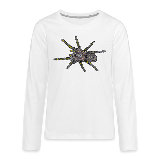 Teenager Longsleeve Grammostola pulchripes - weiß
