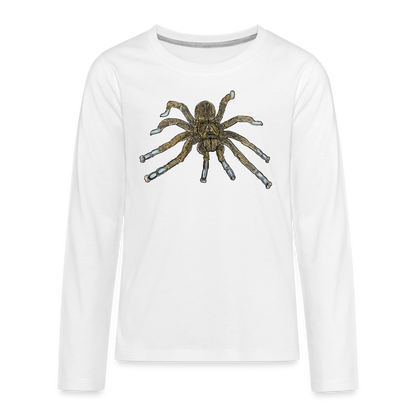 Teenager Longsleeve Idiothele mira - weiß