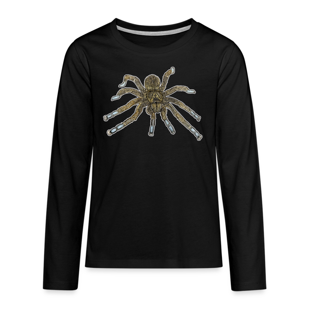 Teenager Longsleeve Idiothele mira - Schwarz