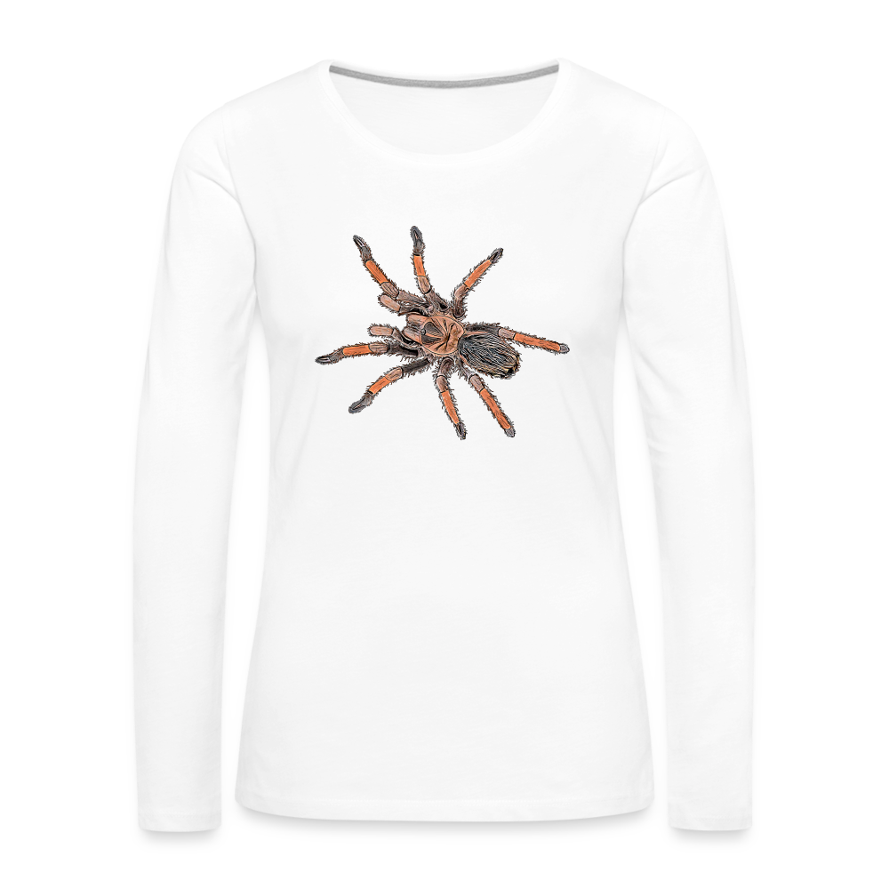 Frauen Longsleeve Brachypelma emilia - weiß