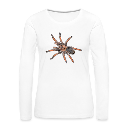 Frauen Longsleeve Brachypelma emilia - weiß