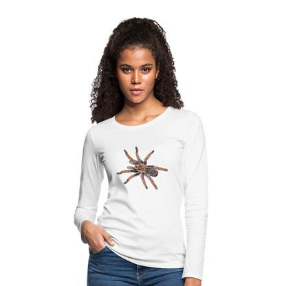 Frauen Longsleeve Brachypelma emilia - weiß