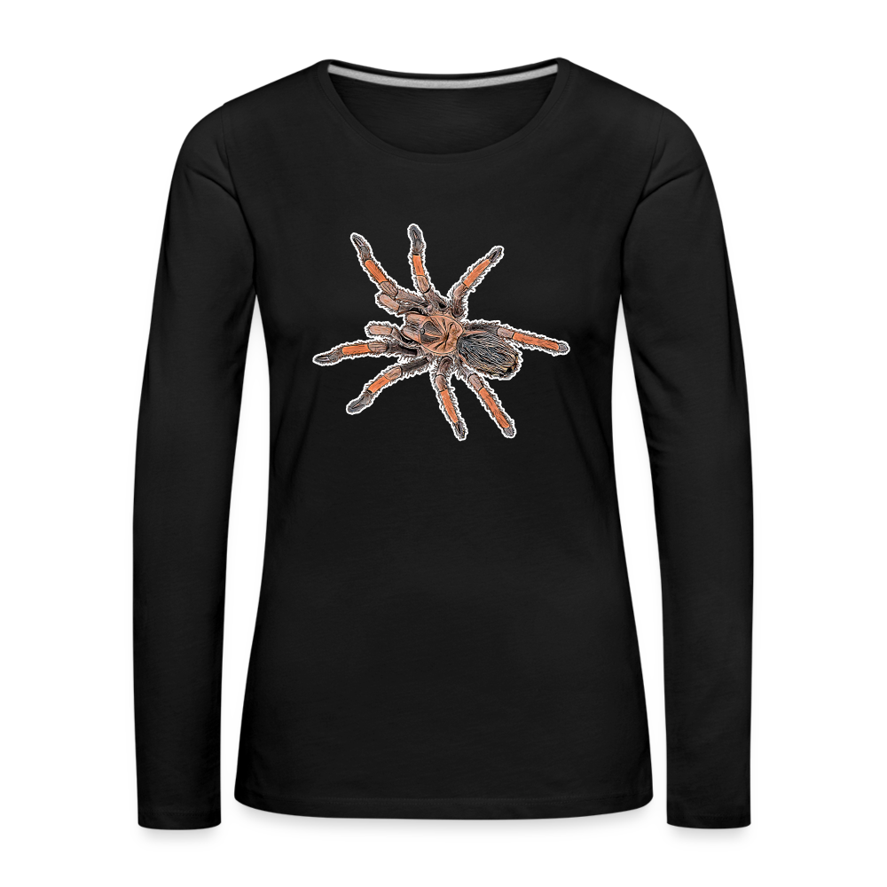 Frauen Longsleeve Brachypelma emilia - Schwarz