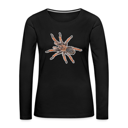 Frauen Longsleeve Brachypelma emilia - Schwarz