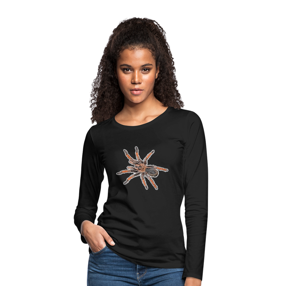 Frauen Longsleeve Brachypelma emilia - Schwarz