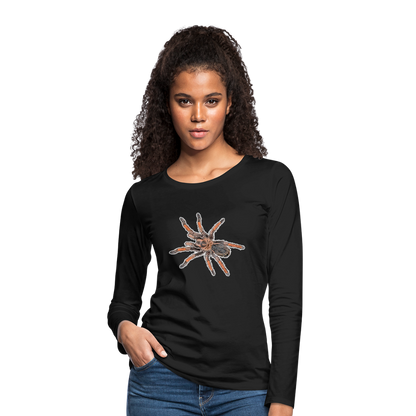 Frauen Longsleeve Brachypelma emilia - Schwarz