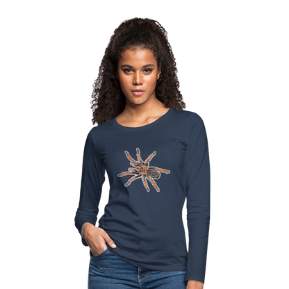 Frauen Longsleeve Brachypelma emilia - Navy