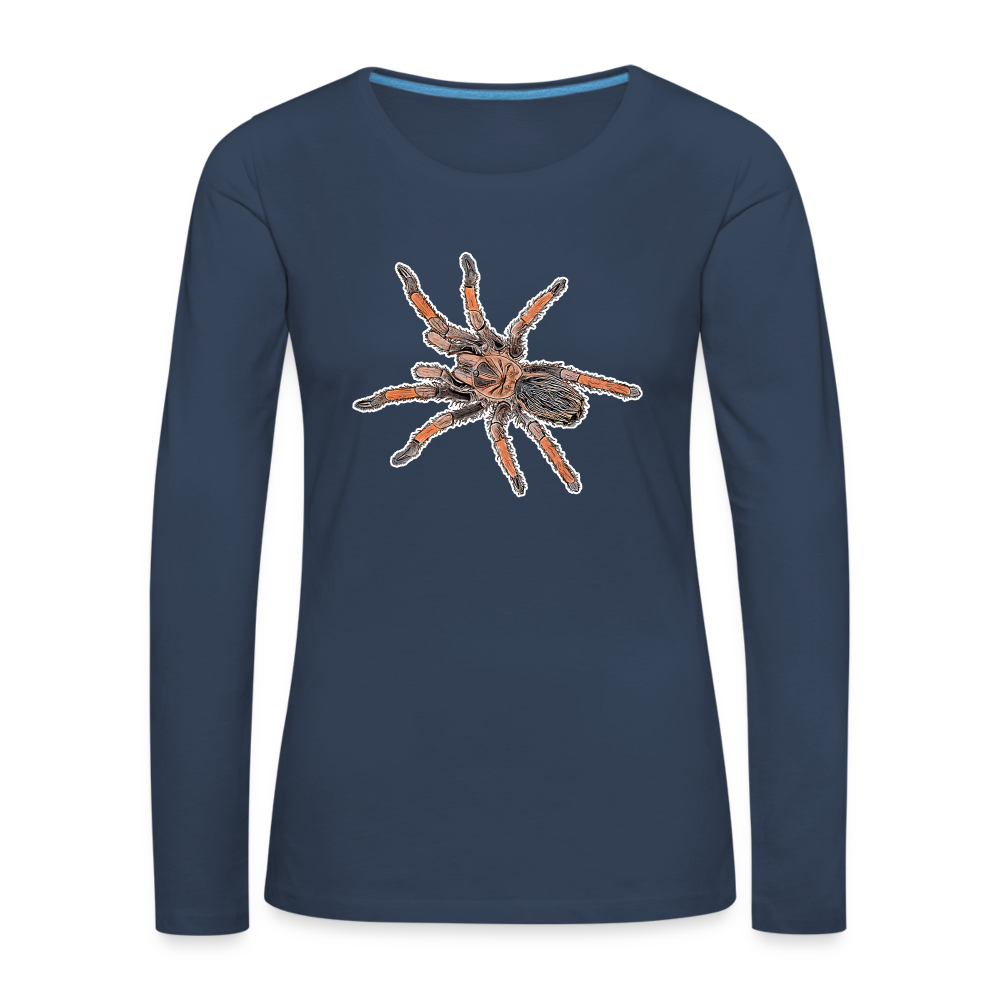 Frauen Longsleeve Brachypelma emilia - Navy