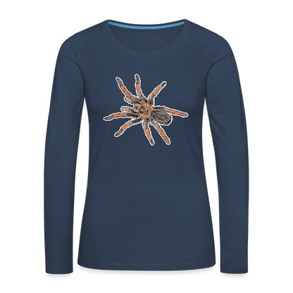 Frauen Longsleeve Brachypelma emilia - Navy
