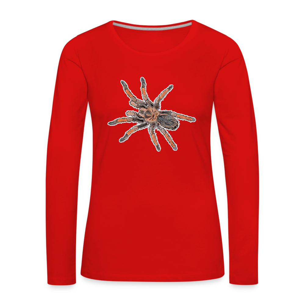 Frauen Longsleeve Brachypelma emilia - Rot