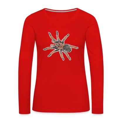 Frauen Longsleeve Brachypelma emilia - Rot