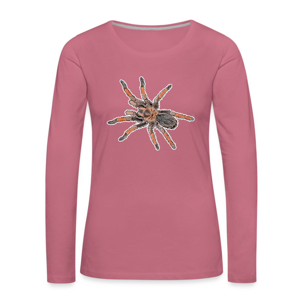 Frauen Longsleeve Brachypelma emilia - Malve
