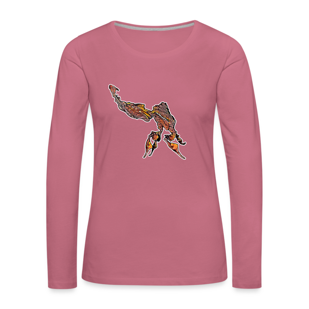 Frauen Longsleeve Phyllocrania paradoxa male - Malve