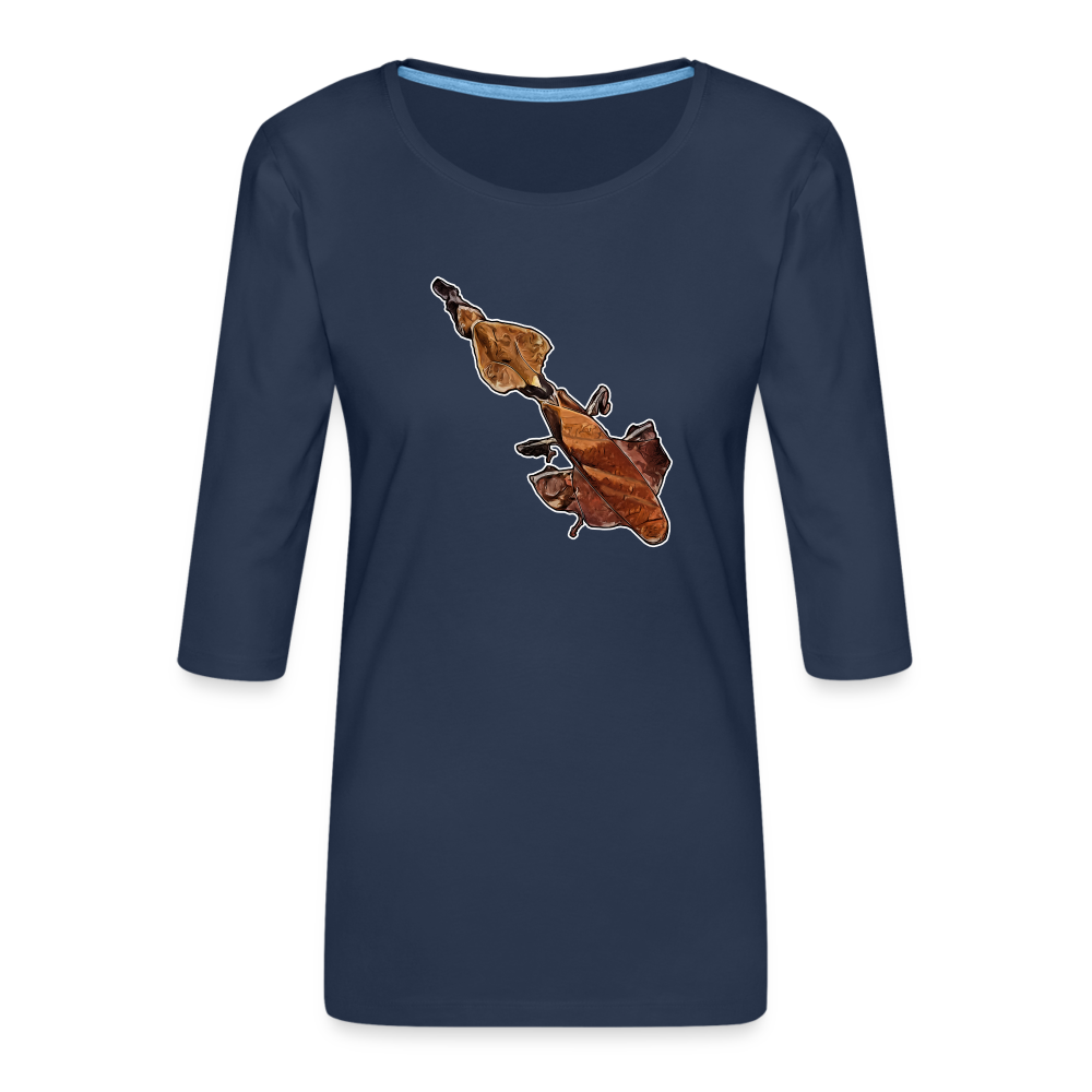 Frauen 3/4-Arm Shirt Phyllocrania paradoxa female - Navy