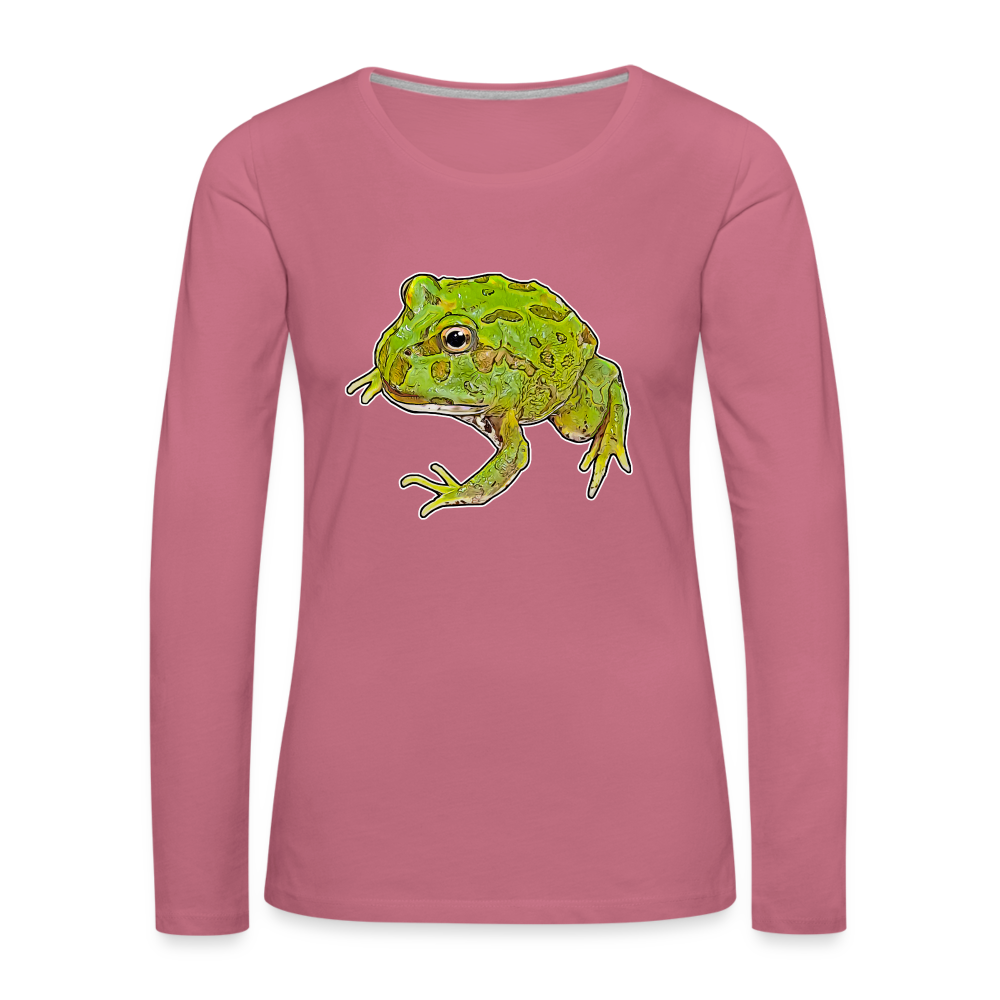 Frauen Longsleeve Ceratophrys cranwelli Peppermint Blue - Malve