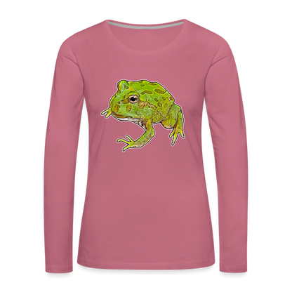 Frauen Longsleeve Ceratophrys cranwelli Peppermint Blue - Malve