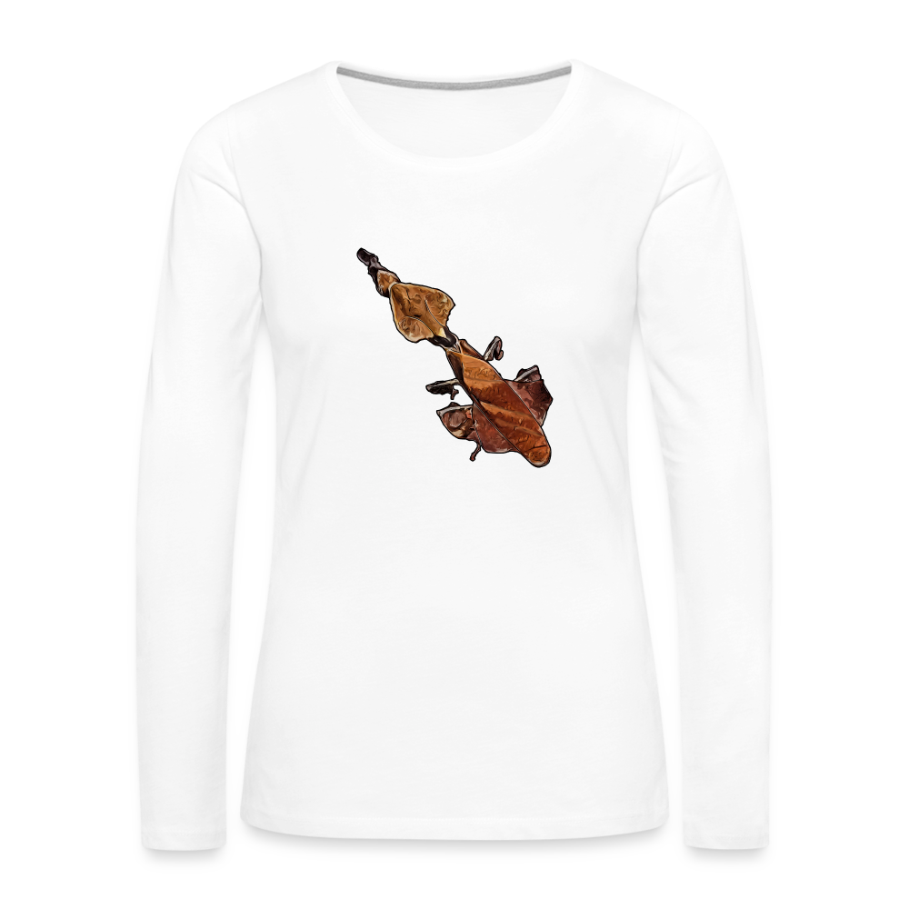 Frauen Langarmshirt Phyllocrania paradoxa female - weiß