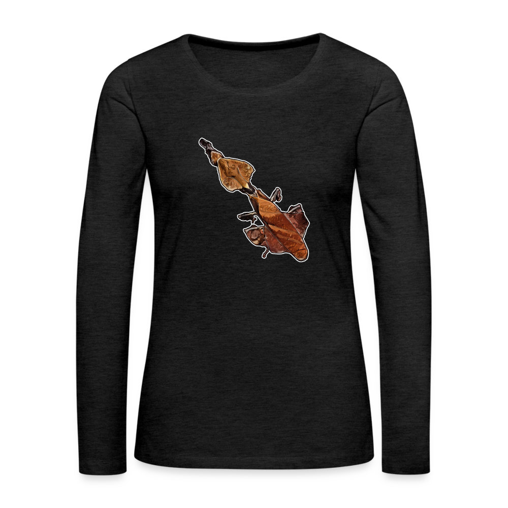 Frauen Langarmshirt Phyllocrania paradoxa female - Anthrazit